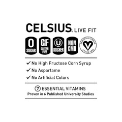 CELSIUS PLAYA VIBE Sparkling Pina Colada, Sugar Free Energy Drink, 12 Fl Oz (Pack of 12)
